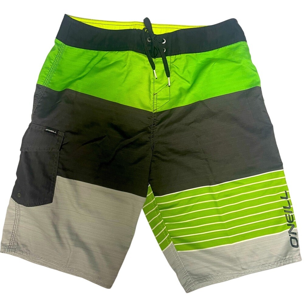 O'Neill Hybrid Green Swim Board Shorts Men's 32